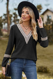 V-Neck Long Sleeve T-Shirt - Flyclothing LLC