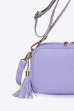 PU Leather Tassel Crossbody Bag - Trendsi - Flyclothing LLC
