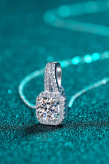 Moissanite 925 Sterling Silver Necklace - Trendsi - Flyclothing LLC