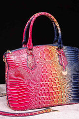 Gradient PU Leather Handbag - Trendsi - Flyclothing LLC