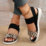 PU Leather Open Toe Low Heel Sandals - Trendsi - Flyclothing LLC