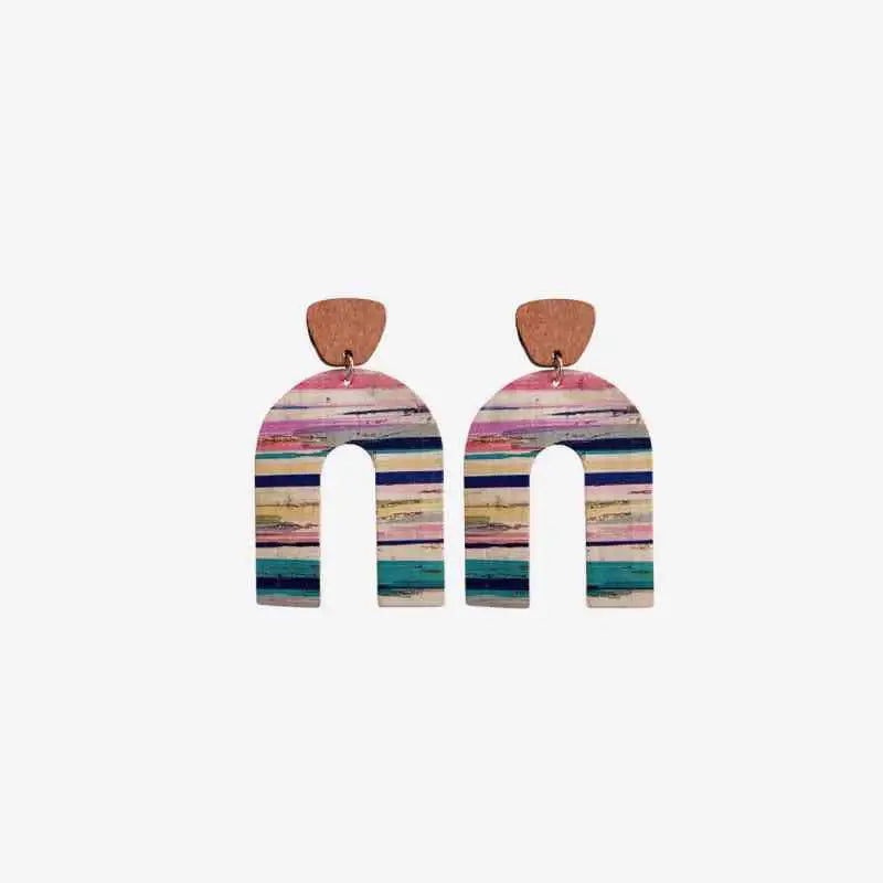 Rainbow Drop Earrings - Trendsi - Flyclothing LLC