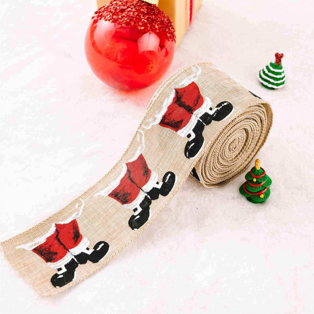 Christmas Polyester Ribbon - Trendsi - Flyclothing LLC