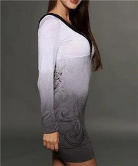 Rebel Sprit Two-Tone Hooded Dress - Rebel Spirit Clothing