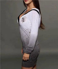 Rebel Sprit Two-Tone Hooded Dress - Rebel Spirit Clothing