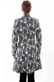 Scully BLACK-WHITE DAMASK PAISLEY FROCK COAT - Scully Leather