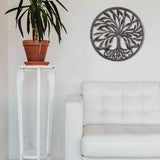 Tree of Life with Two Birds Metal Wall Art - Croix des Bouquets - Croix des Bouquets - Flyclothing LLC