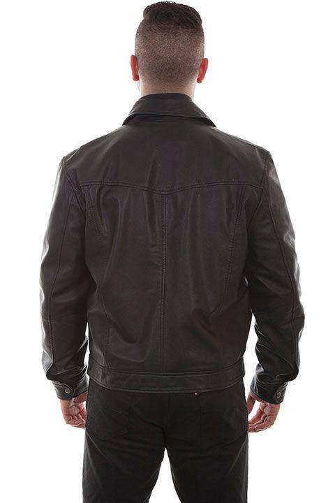 Scully Leather Black Lamb Mens Jacket - Scully Leather - Flyclothing LLC