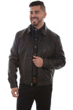 Scully Leather Black Lamb Mens Jacket - Scully Leather