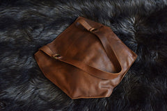 Kiko Leather Cross Over Tote - Kiko