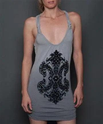Rebel Spirit Gray Crest Tank - Rebel Spirit Clothing