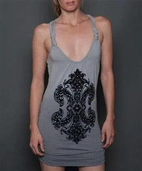 Rebel Spirit Gray Crest Tank - Rebel Spirit Clothing