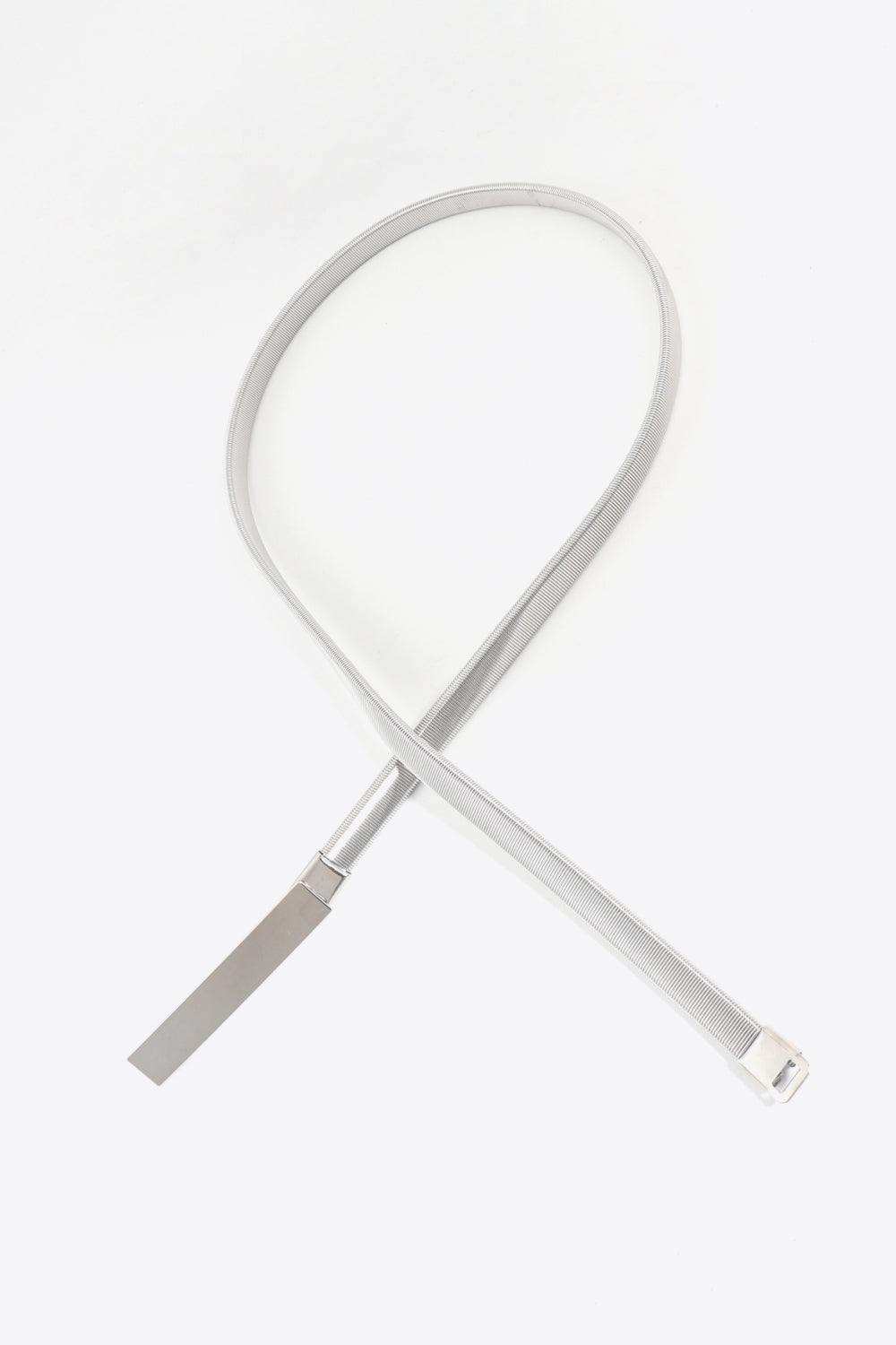 Elastic Iron Skinny Belt - Trendsi - Flyclothing LLC