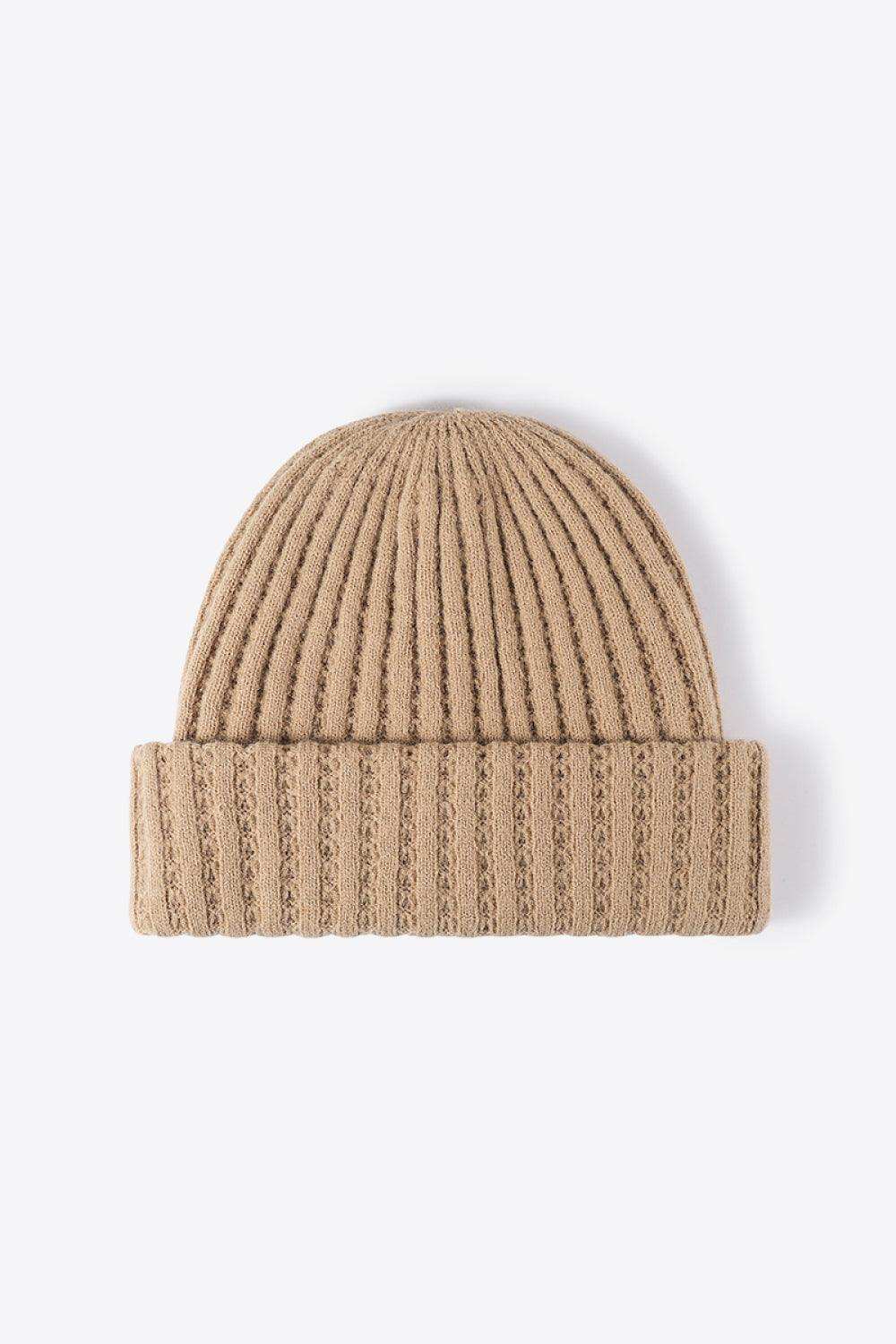 Wide Rib Beanie - Trendsi - Flyclothing LLC
