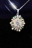 2 Carat Moissanite 925 Sterling Silver Necklace - Trendsi