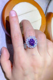 3 Carat Moissanite Platinum-Plated Ring - Trendsi - Flyclothing LLC