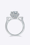 1 Carat Moissanite 925 Sterling Silver Ring - Trendsi - Flyclothing LLC