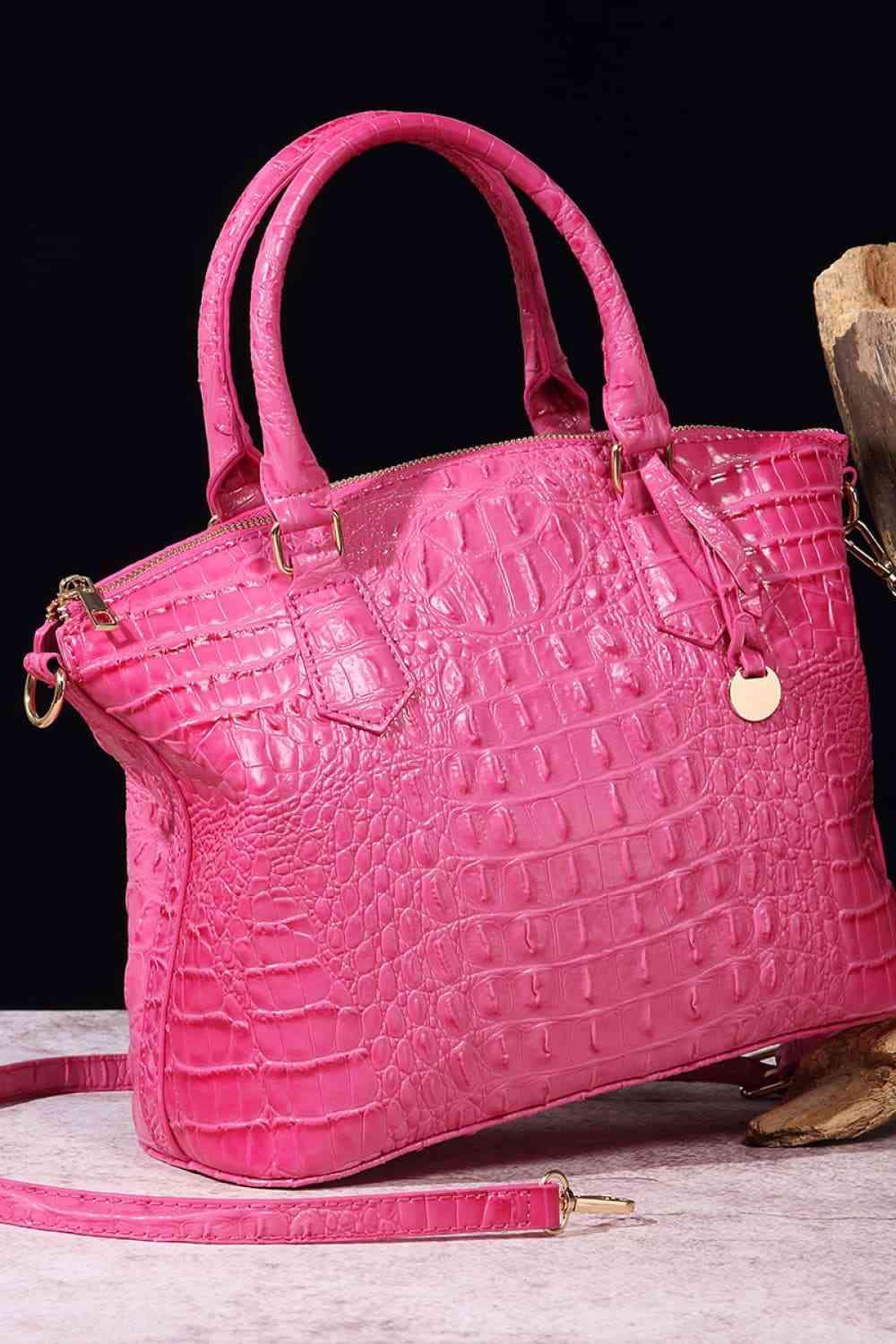 PU Leather Handbag - Trendsi