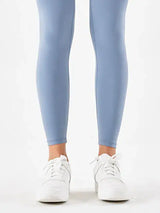 Wide Waistband Sports Leggings - Trendsi - Flyclothing LLC