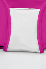 Ruched Slit Tankini Set - Trendsi - Flyclothing LLC