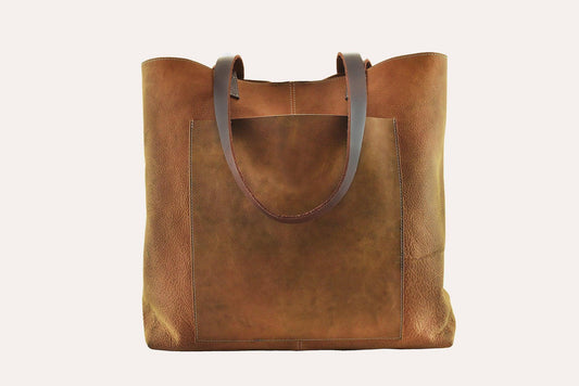 Kiko Leather PCH Tote Brown - Kiko