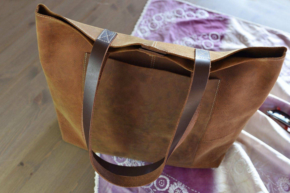 Kiko Leather PCH Tote Brown - Kiko - Flyclothing LLC