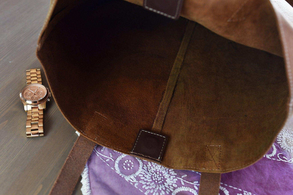 Kiko Leather PCH Tote Brown - Kiko - Flyclothing LLC