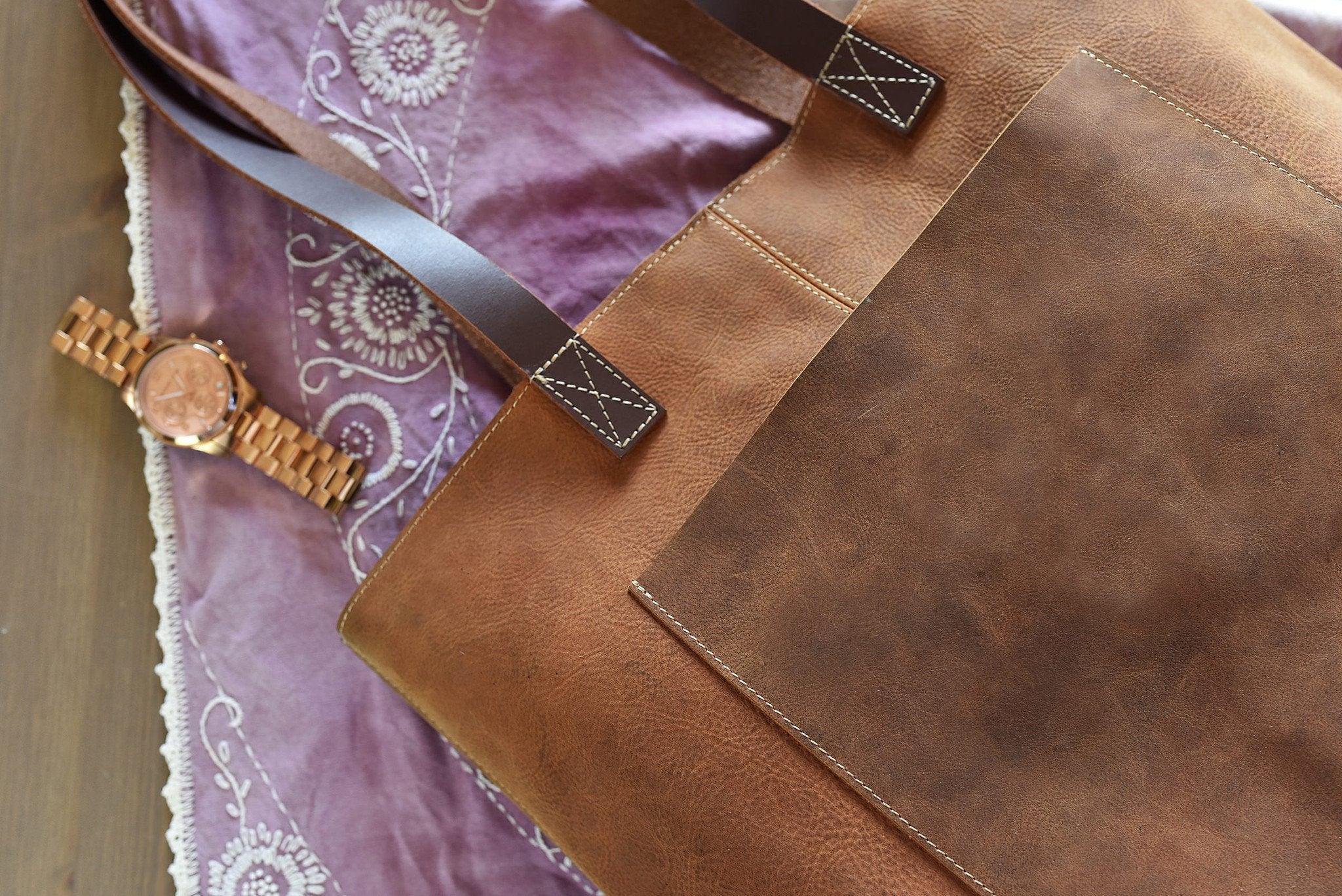 Kiko Leather PCH Tote Brown - Kiko