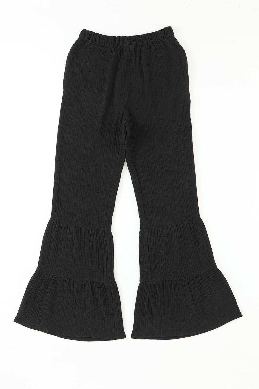 Long Flare Pants with Pocket - Trendsi - Flyclothing LLC