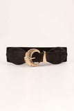 Shell Alloy Buckle Elastic Belt - Trendsi - Flyclothing LLC