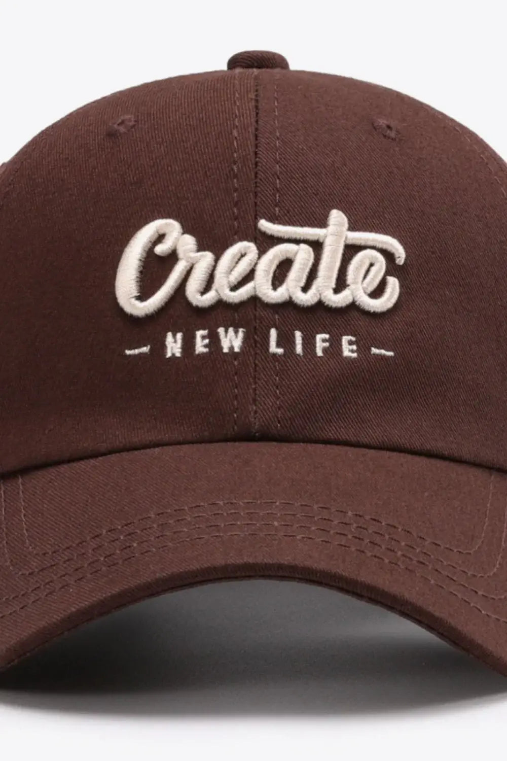 CREATE NEW LIFE Adjustable Cotton Baseball Cap - Trendsi - Flyclothing LLC