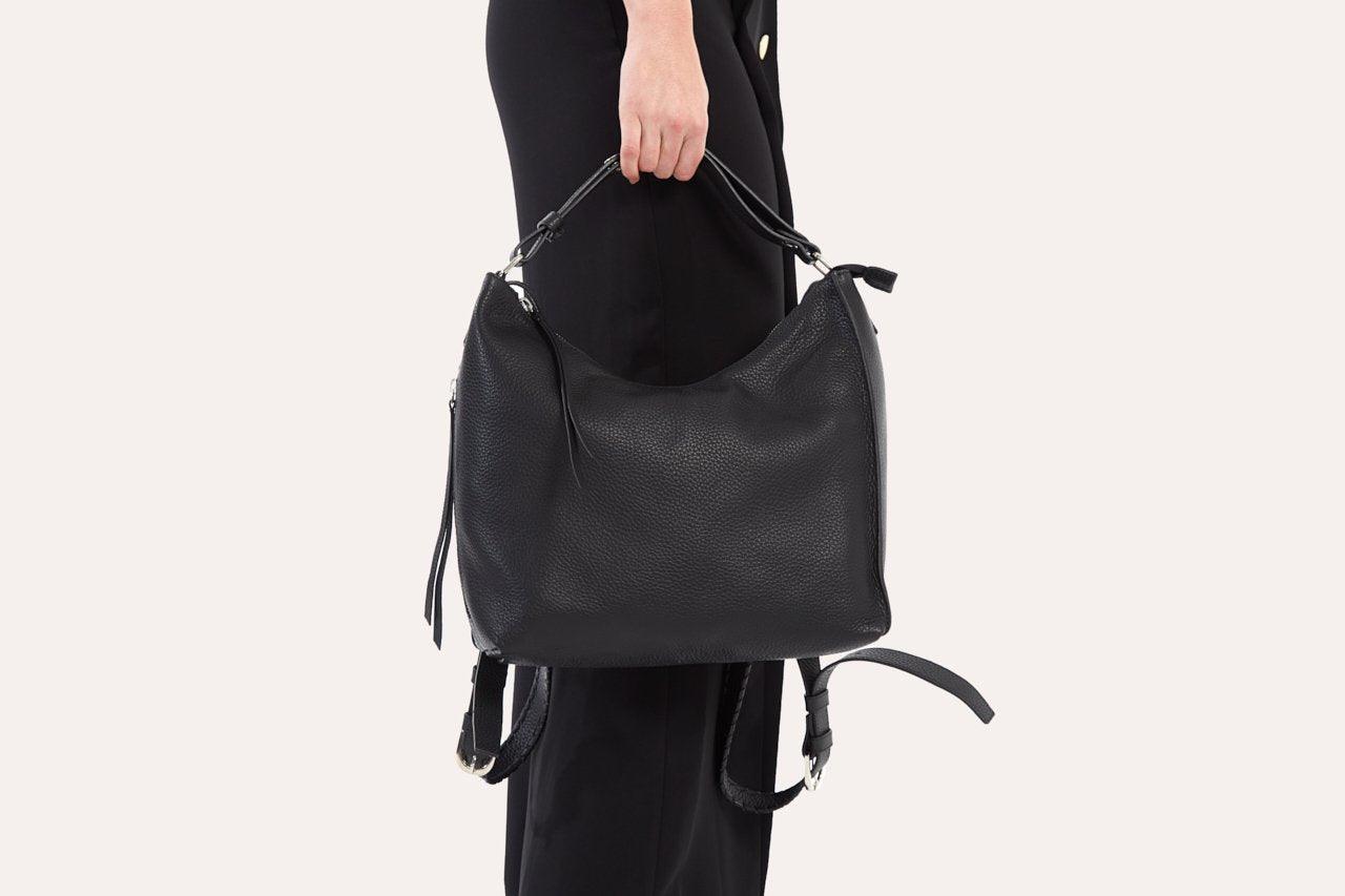 Kiko Leather Versatile Shoulder Bag - Flyclothing LLC