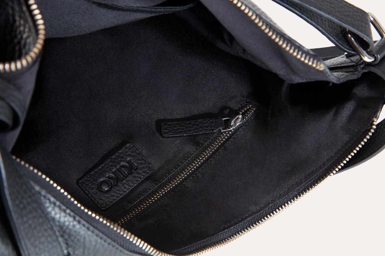 Kiko Leather Versatile Shoulder Bag - Flyclothing LLC