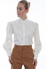 Scully IVORY FLORAL/PAISLEY PRINT BLOUSE - Flyclothing LLC