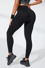 High Waist Active Leggings - Trendsi