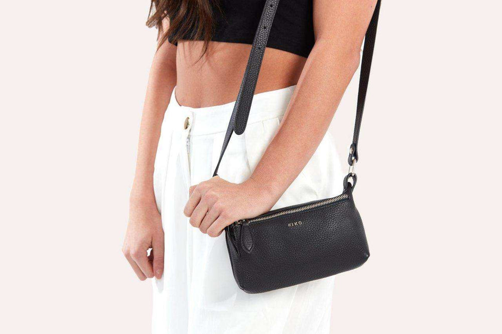 Kiko Leather Simple Crossbody - Kiko - Flyclothing LLC