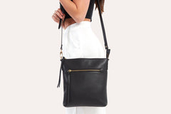Kiko Leather Pebble Crossbody - Kiko