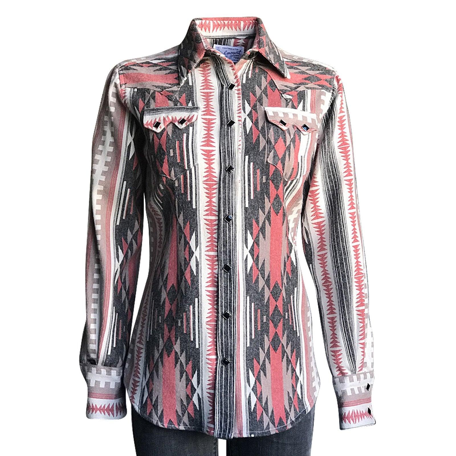 Rockmount Ranch Wear Womens Premium Flannel Western Shirt - Flyclothing LLC