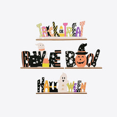 Assorted 2-Piece Halloween Element Ornaments - Trendsi