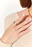 Adored Pearl Stainless Steel Open Ring - Trendsi - Flyclothing LLC