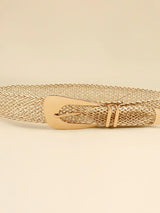 Irregular Buckle Braid Belt - Trendsi - Flyclothing LLC