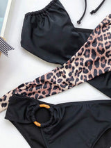 Halter Neck Two-Piece Bikini Set - Trendsi - Flyclothing LLC
