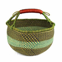 Bolga Market Basket, Large - Mixed Colors - Gitzell