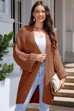 Open Front Longline Cardigan - Trendsi - Flyclothing LLC