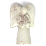 Angel Soapstone Sculpture Holding Dog - SMOLArt
