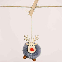 4-Piece Reindeer Hanging Widgets - Trendsi