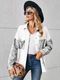 Leopard Button Up Denim Jacket - Trendsi - Flyclothing LLC