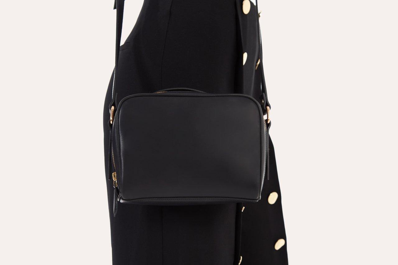 Kiko Leather Boxed Crossbody - Kiko