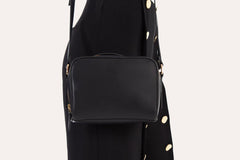 Kiko Leather Boxed Crossbody - Kiko