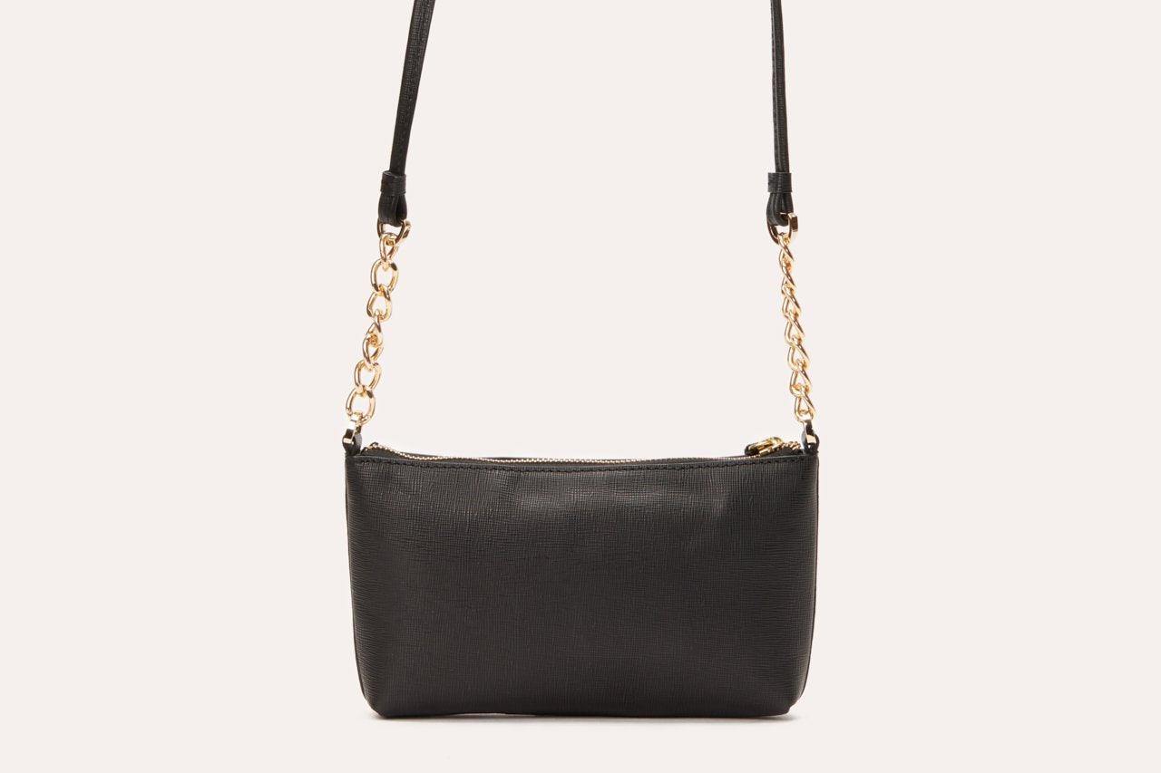 Kiko Leather Two Chain Crossbody - Kiko